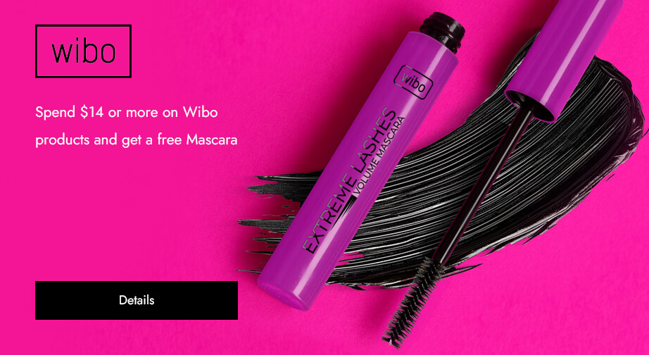 Spend $14 or more on Wibo products and get a free Mascara