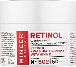 Firming Face Cream 50+ Mincer Pharma Retinol № 502
