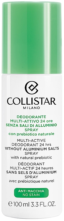 Deodorant Collistar Multi-Active Deodorant Without Aluminium Salts 24 Hours Spray