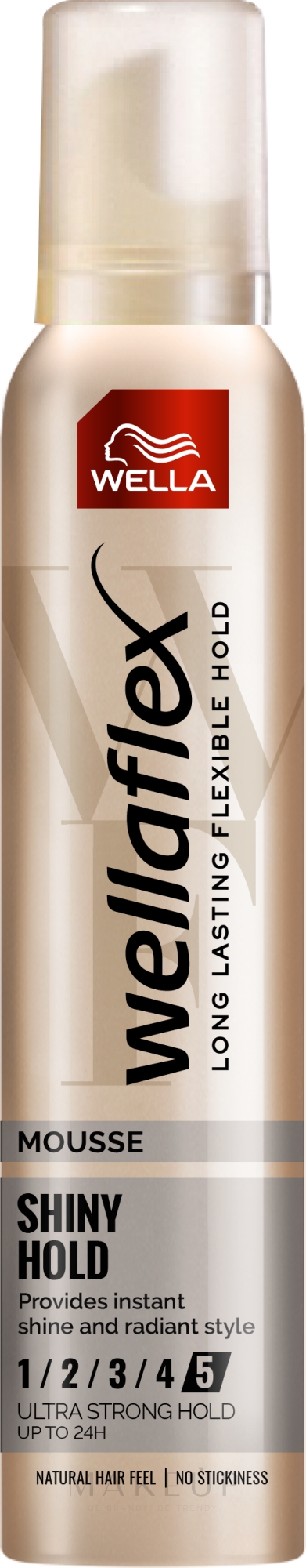 Super Strong Hold Hair Mousse "Shiny Hold" Wella Wellaflex